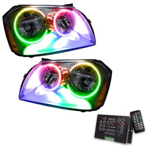 Dodge Magnum Headlight Assembly - ORACLE Lighting - ColorSHIFT w/ 2.0 Controller - Chrome - `05-`07
